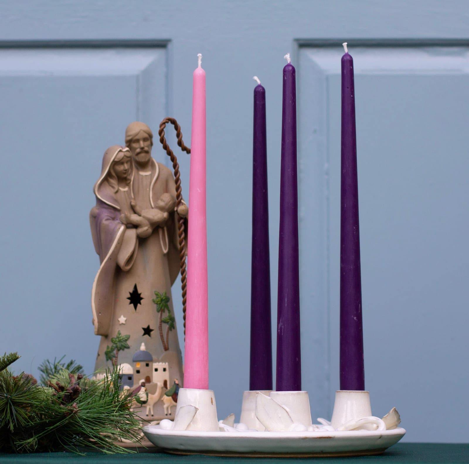 100% Organic Beeswax Advent Candles image