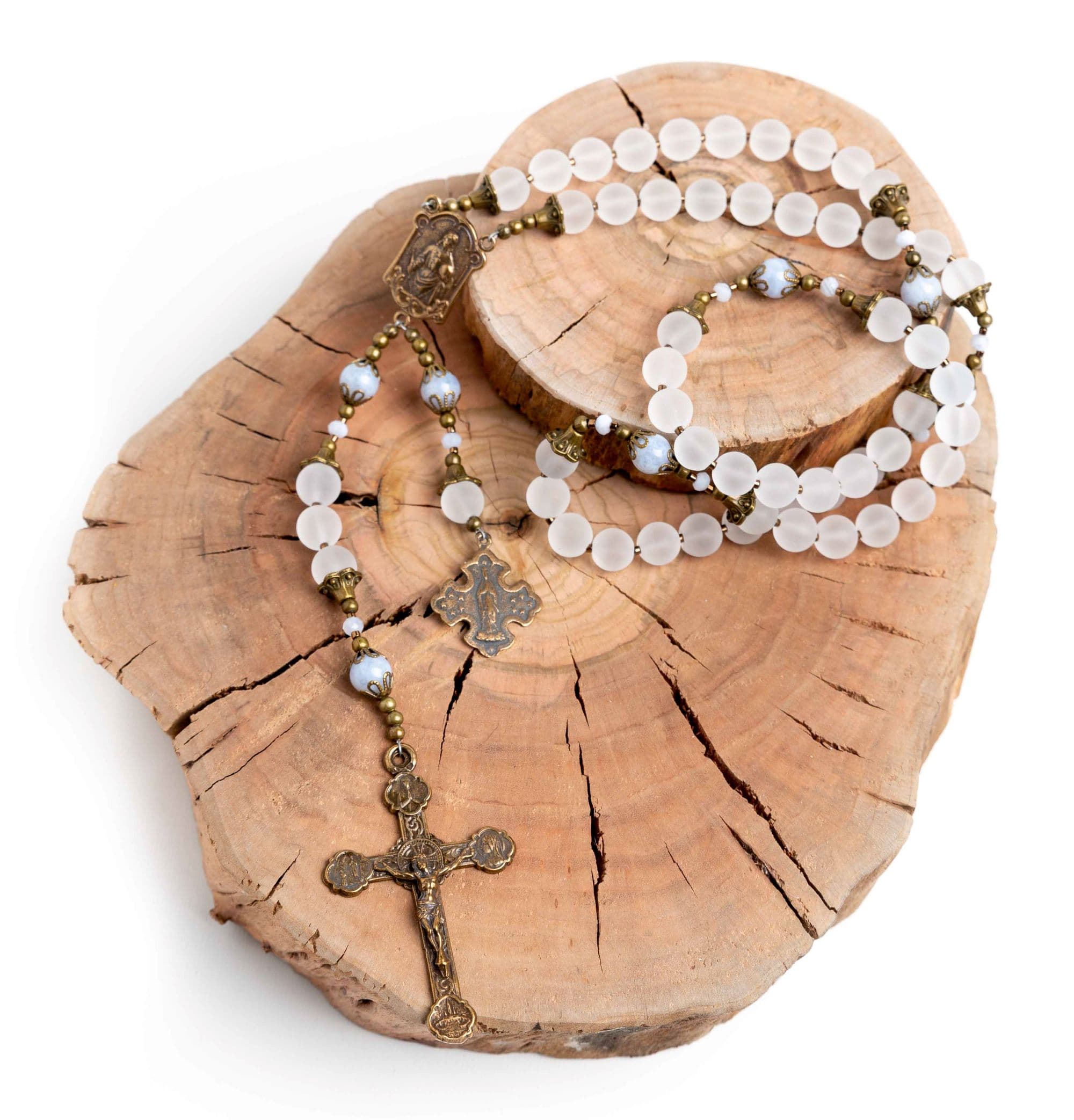 Our Lady of Lourdes Rosary Designed in  image