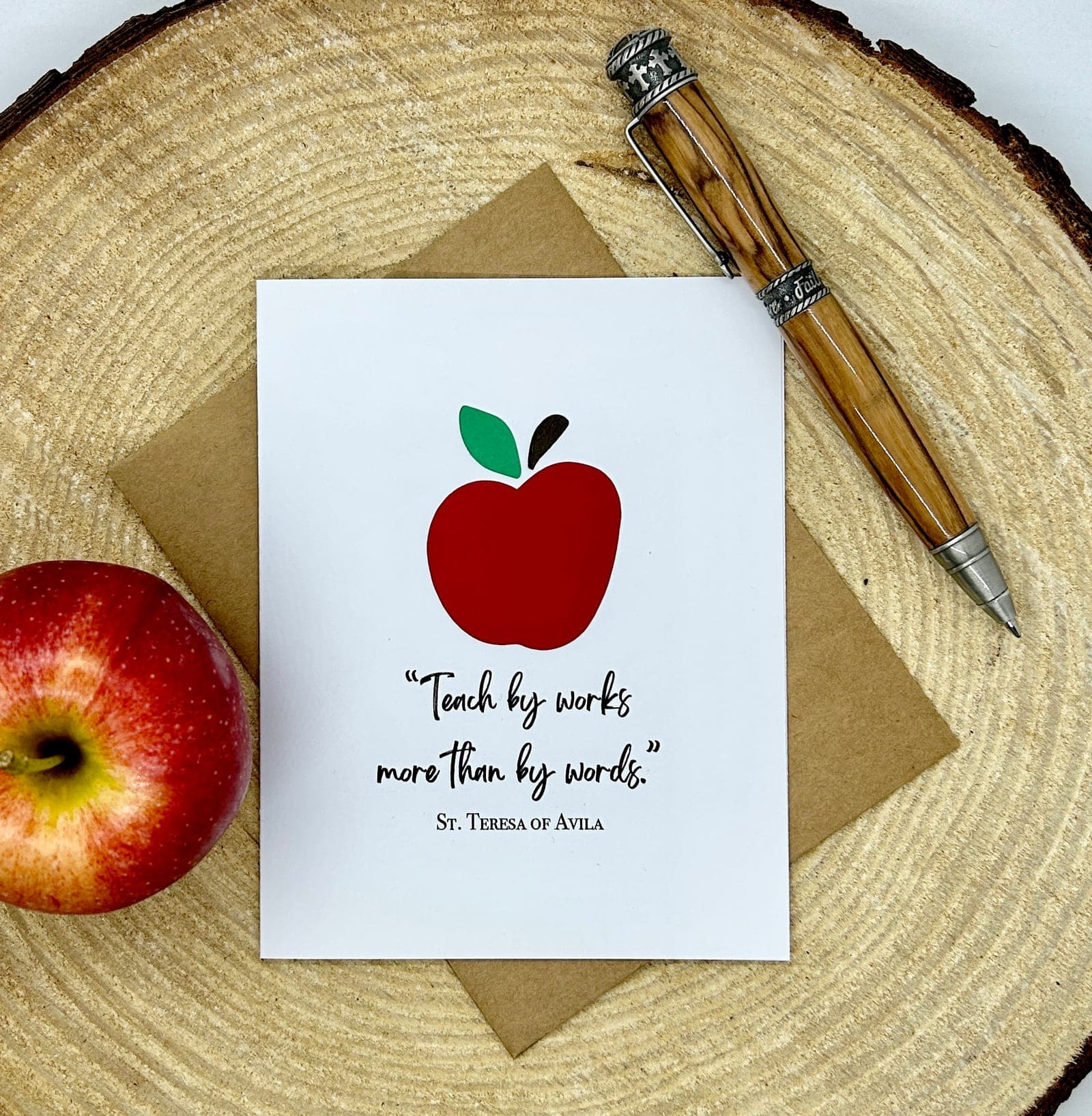 St. Teresa of Avila Teacher Appreciation Greeting Card image