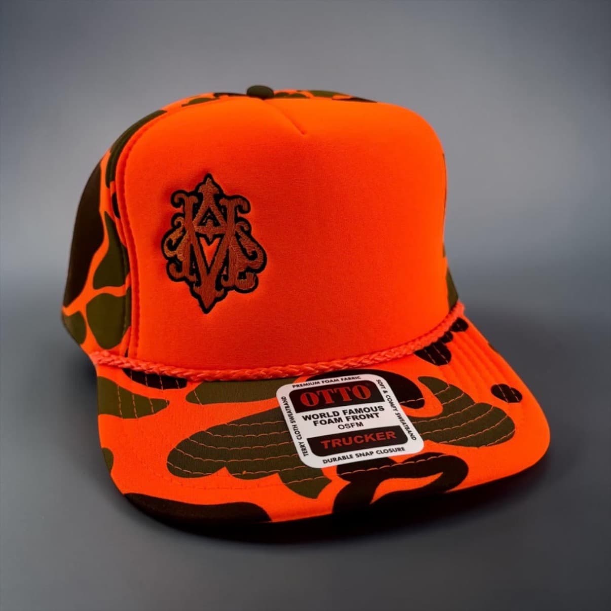 Auspice Maria Catholic Marian Devotion Adjustable Camouflage Hat