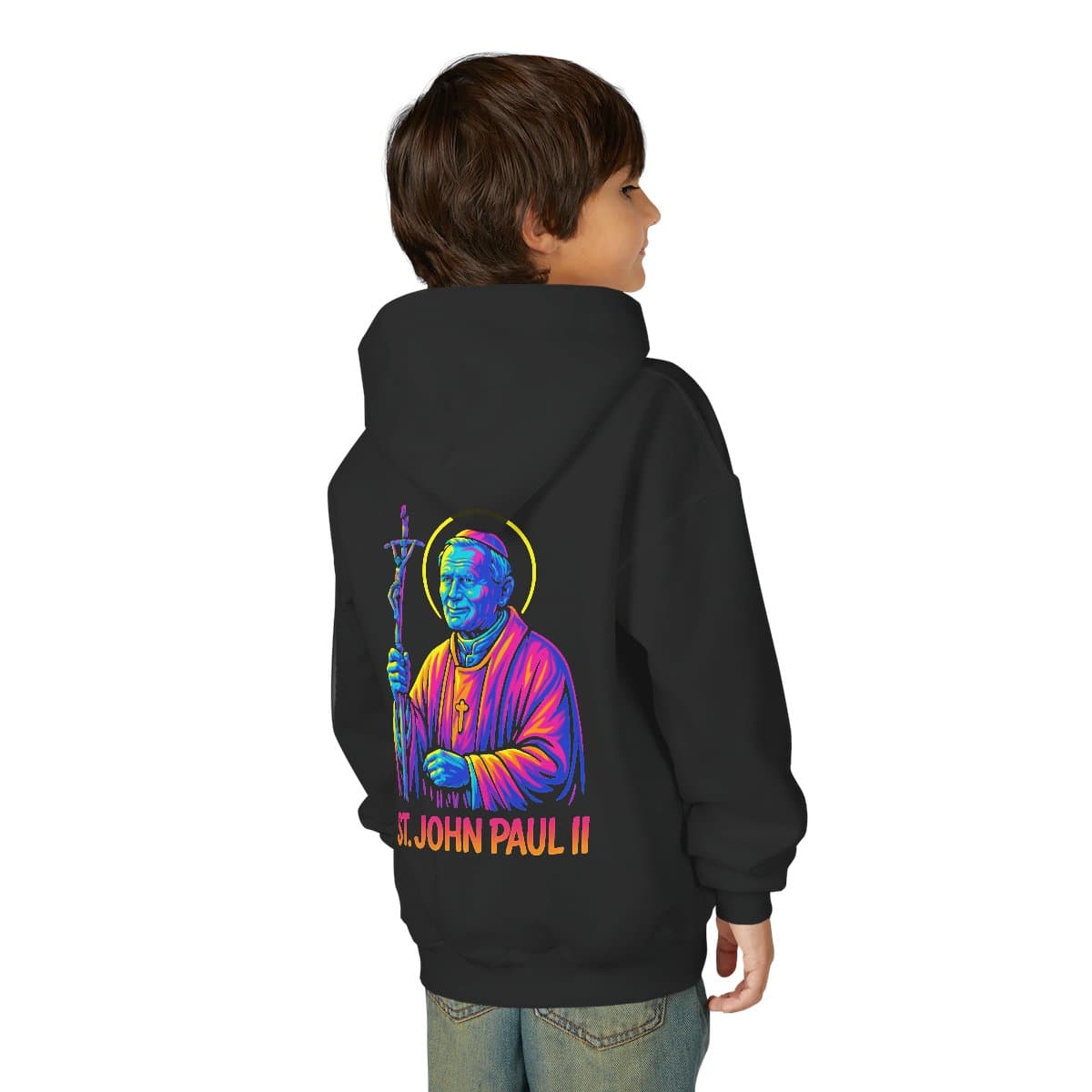 St. John Paul II | Kids Catholic Hoodie | Be Not Afraid
