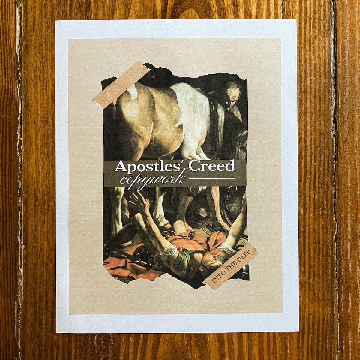 The Apostles' Creed Catholic Copywork | Digital Download