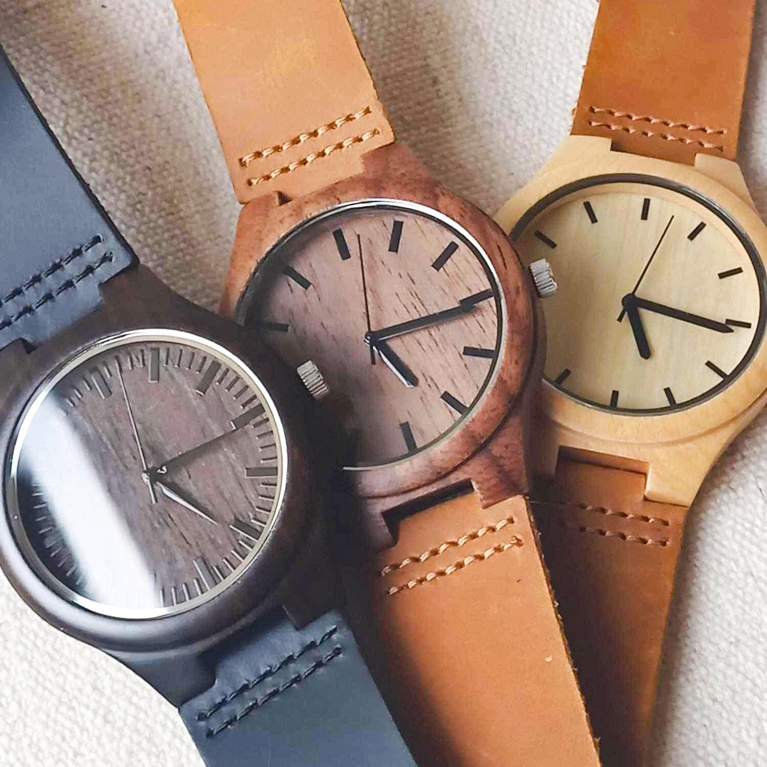 Personalized Wooden Watch for Men image